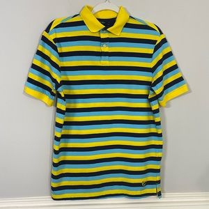 🏷 Cremieux classics Polo knit striped shirt S